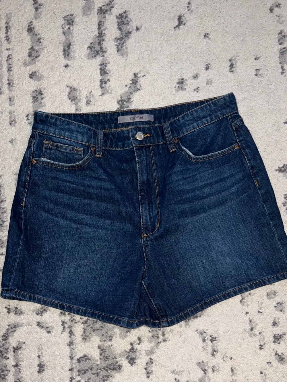 Joe's Jeans Indigo Denim Shorts with Copper Rivets